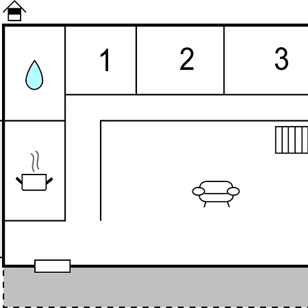 3 Bedroom Awesome In Apartment *